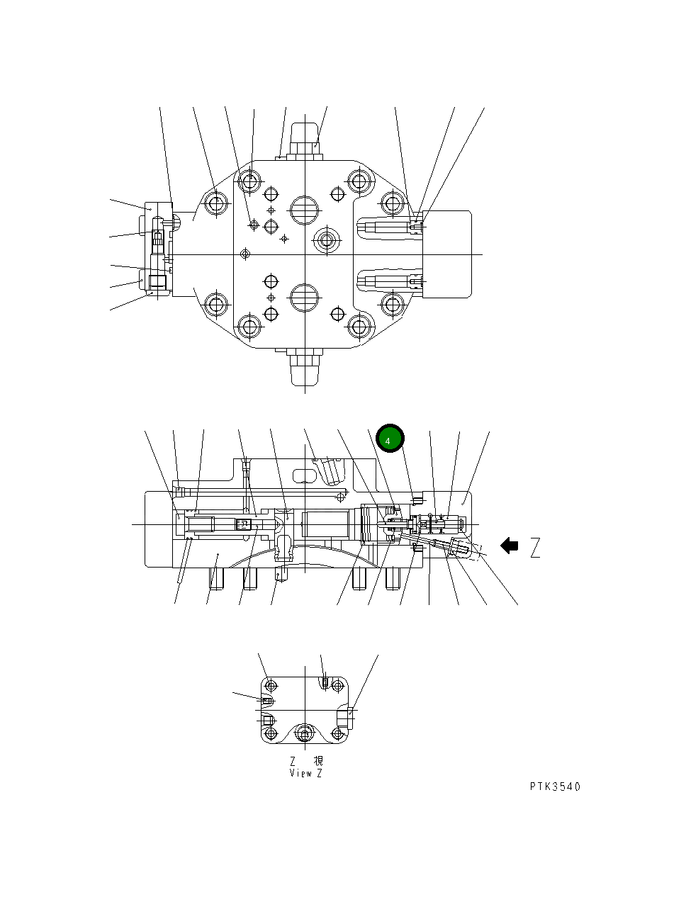 Втулка 20G-60-K2660 Komatsu