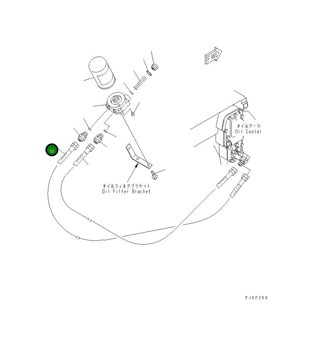 Шланг 6737-51-9810 Komatsu