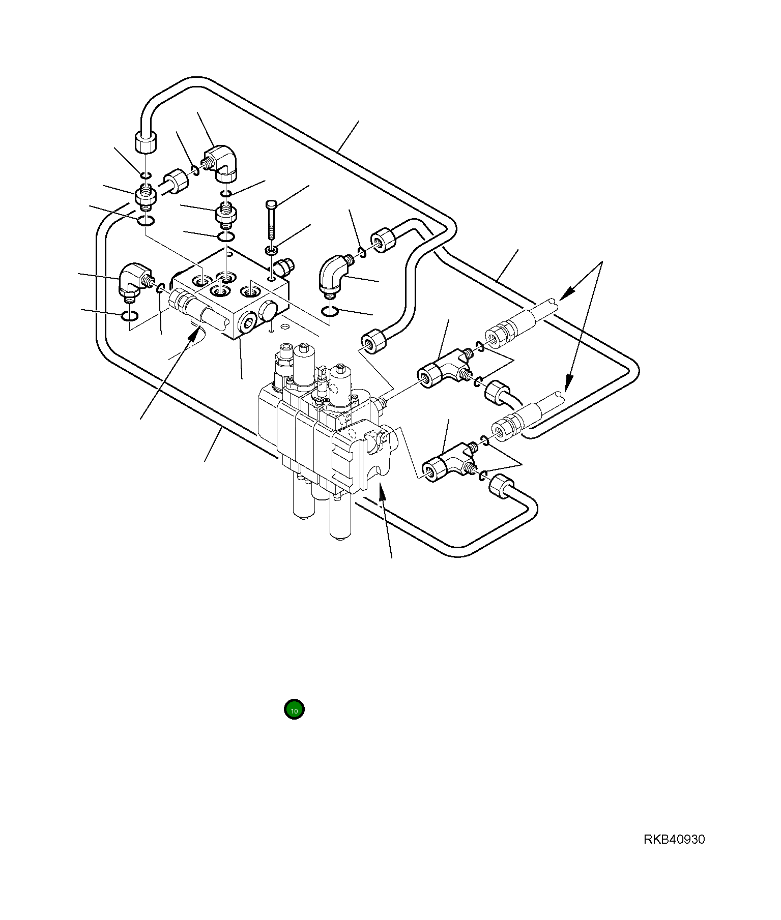 Шланг 37D-62-10240 Komatsu