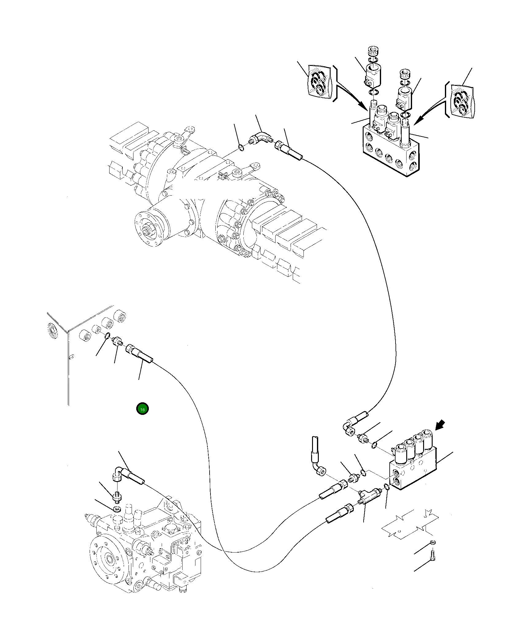 Шланг 392009043 Komatsu