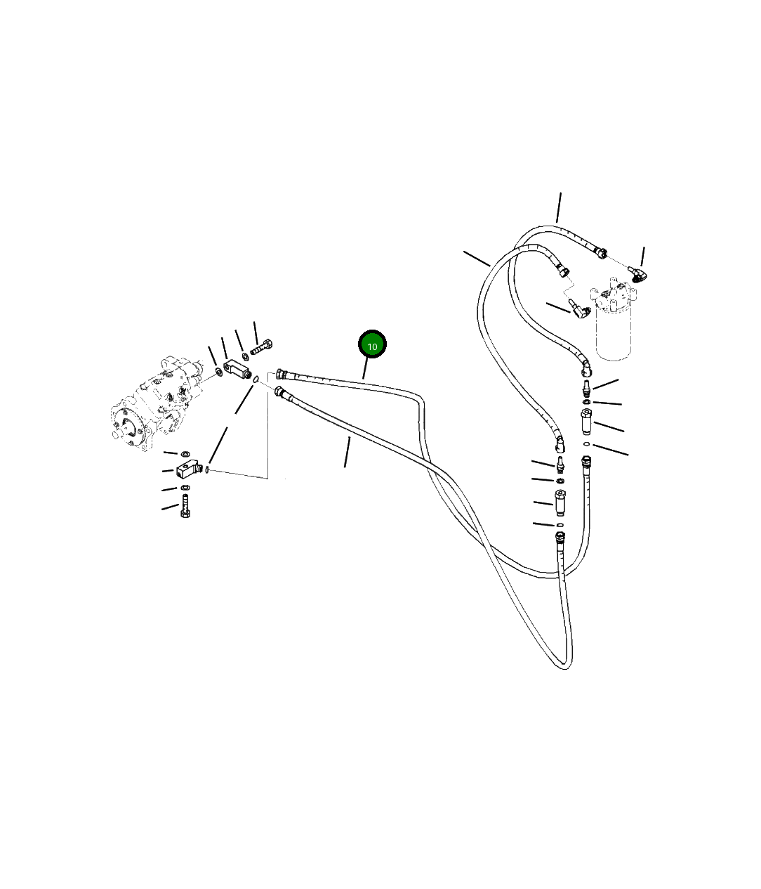 Шланг 6746-71-9920 Komatsu