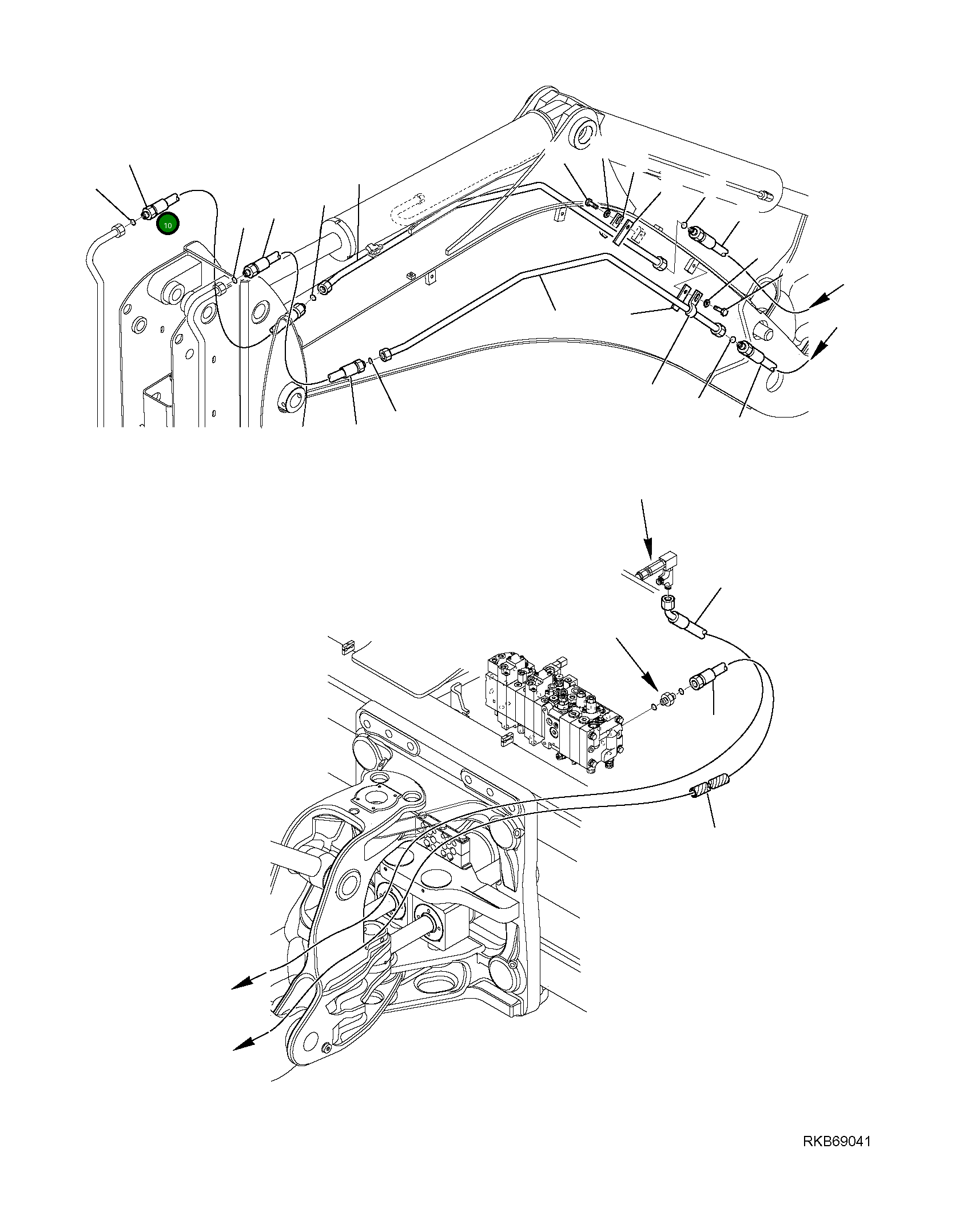 Шланг 42N-62-14550 Komatsu