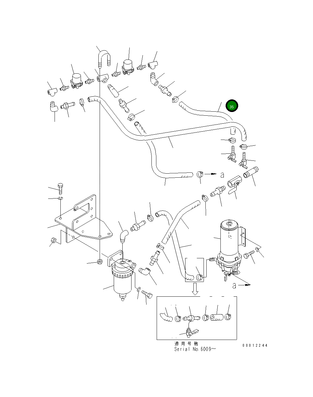 Шланг 267-19-09028 Komatsu