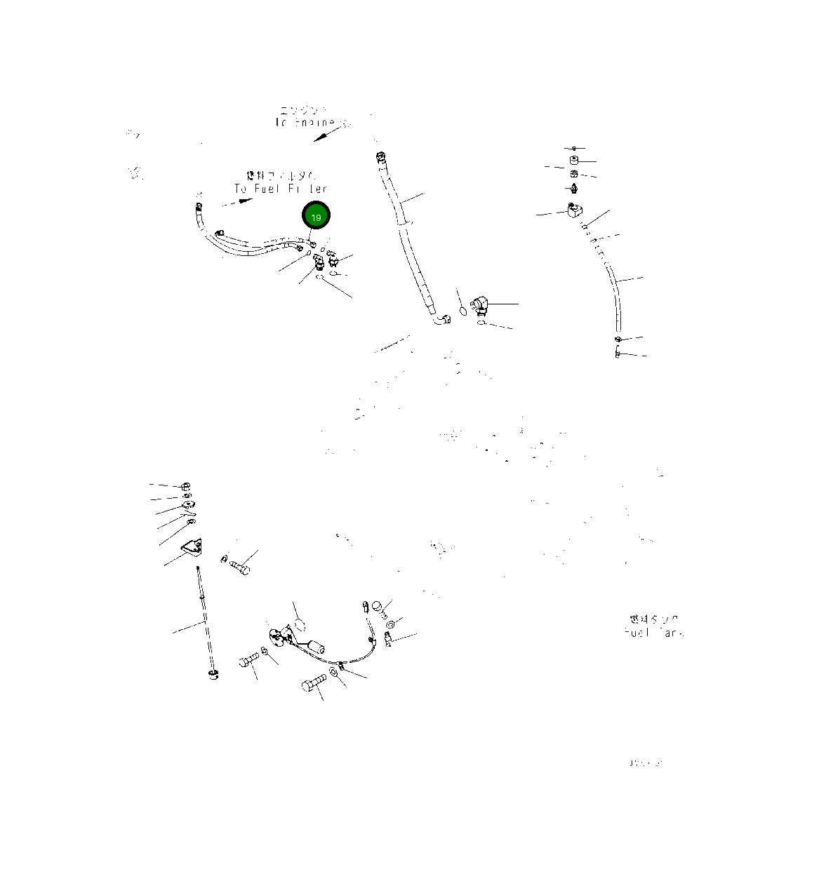 Шланг 425-04-41140 Komatsu