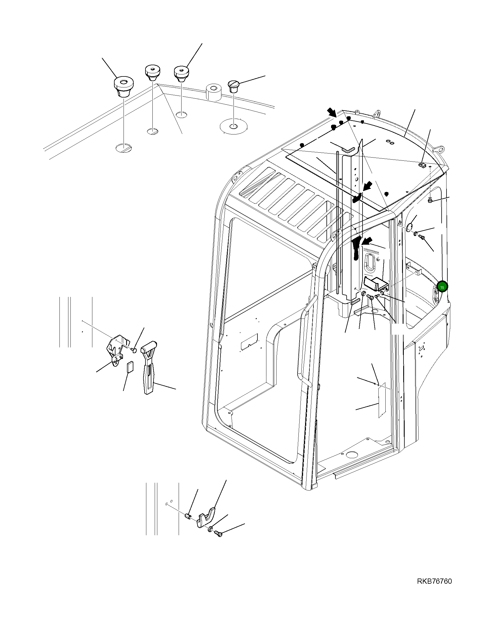 Винт 2A1-54-15080 Komatsu