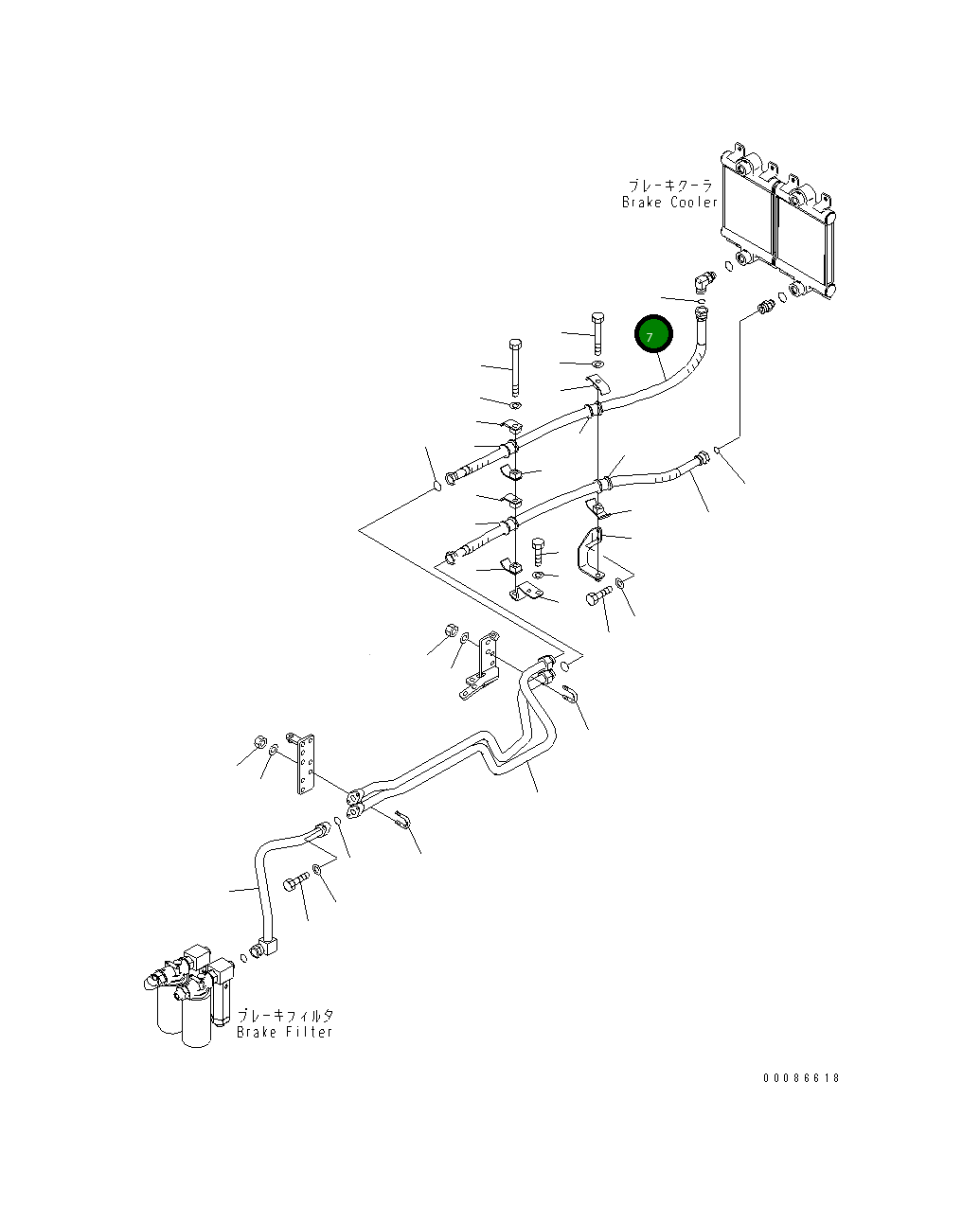 Шланг 425-S05-3971 Komatsu