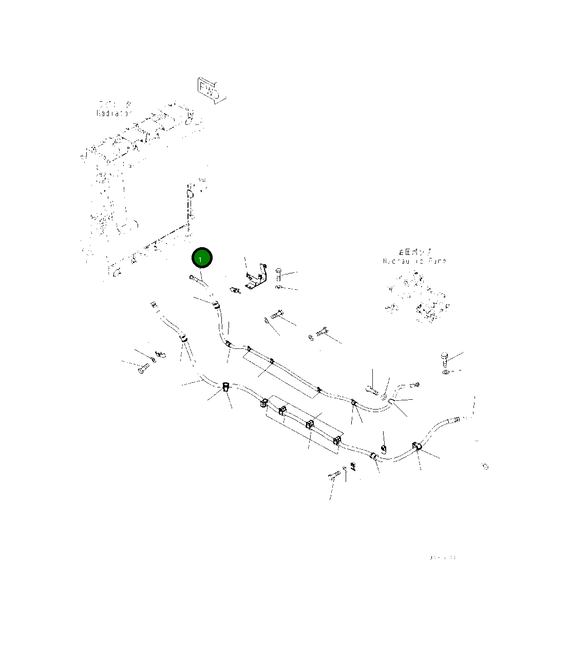 Шланг 423-62-61821 Komatsu