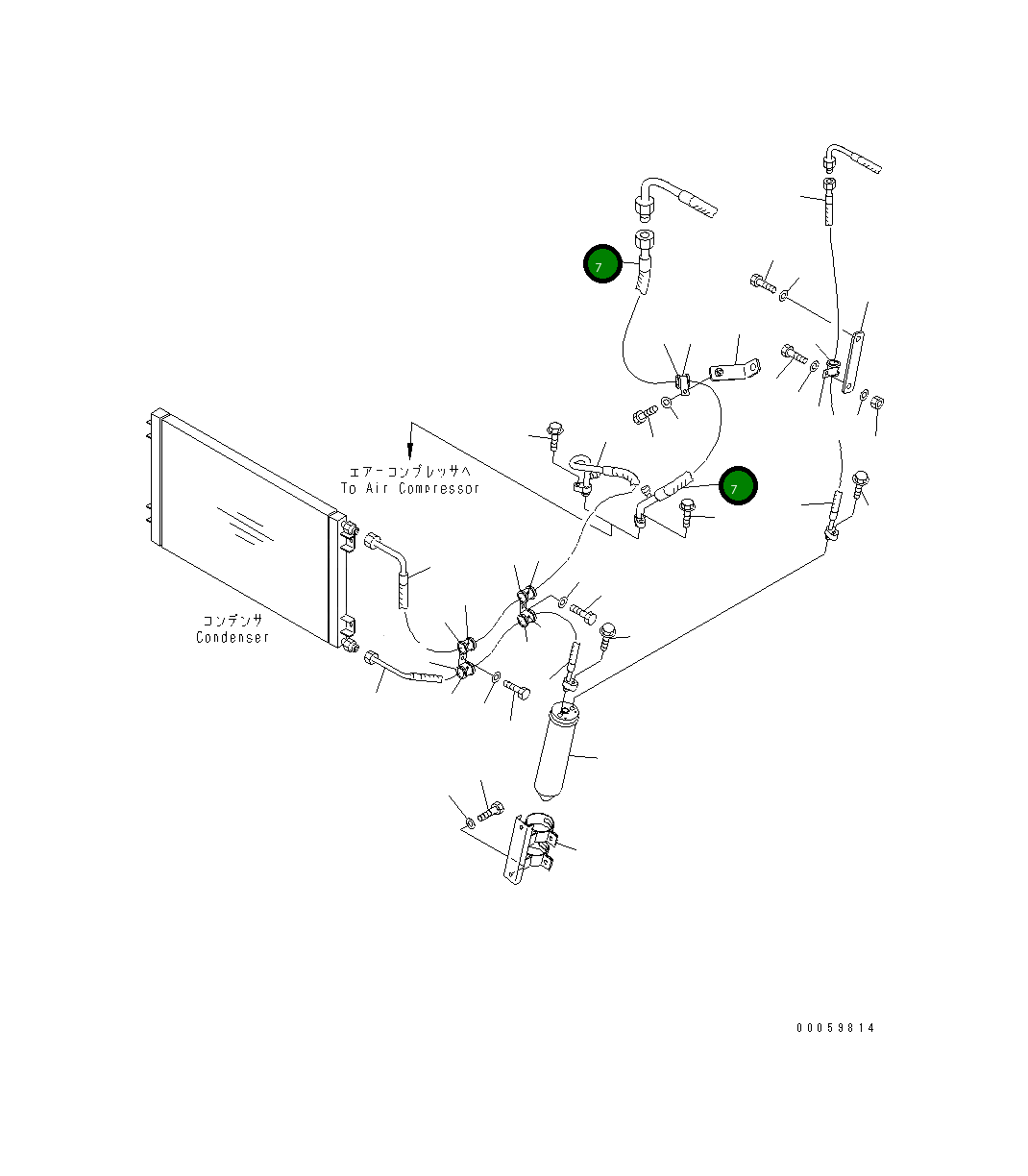 Шланг 569-07-88330 Komatsu