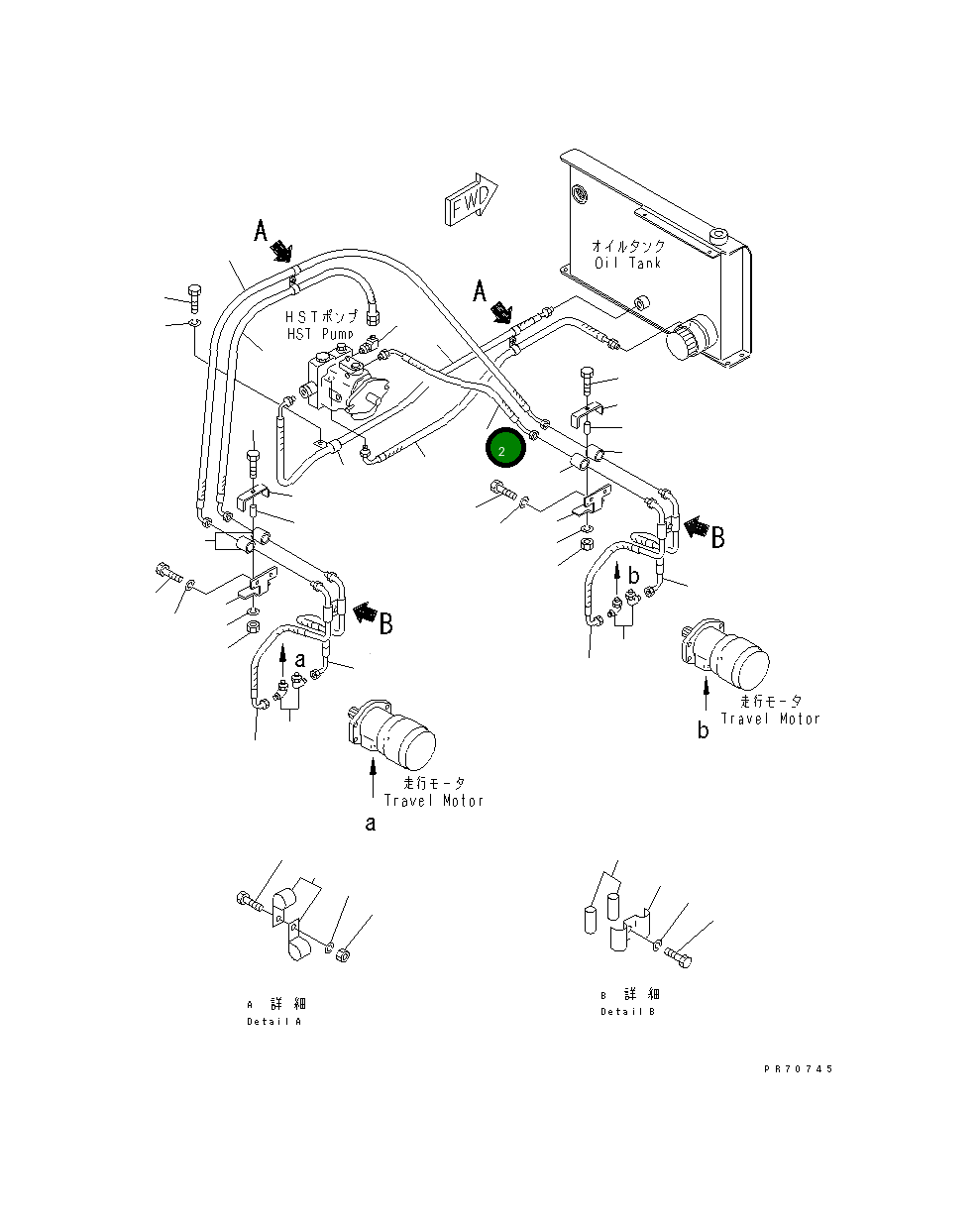 Шланг 2692-0-13692 Komatsu