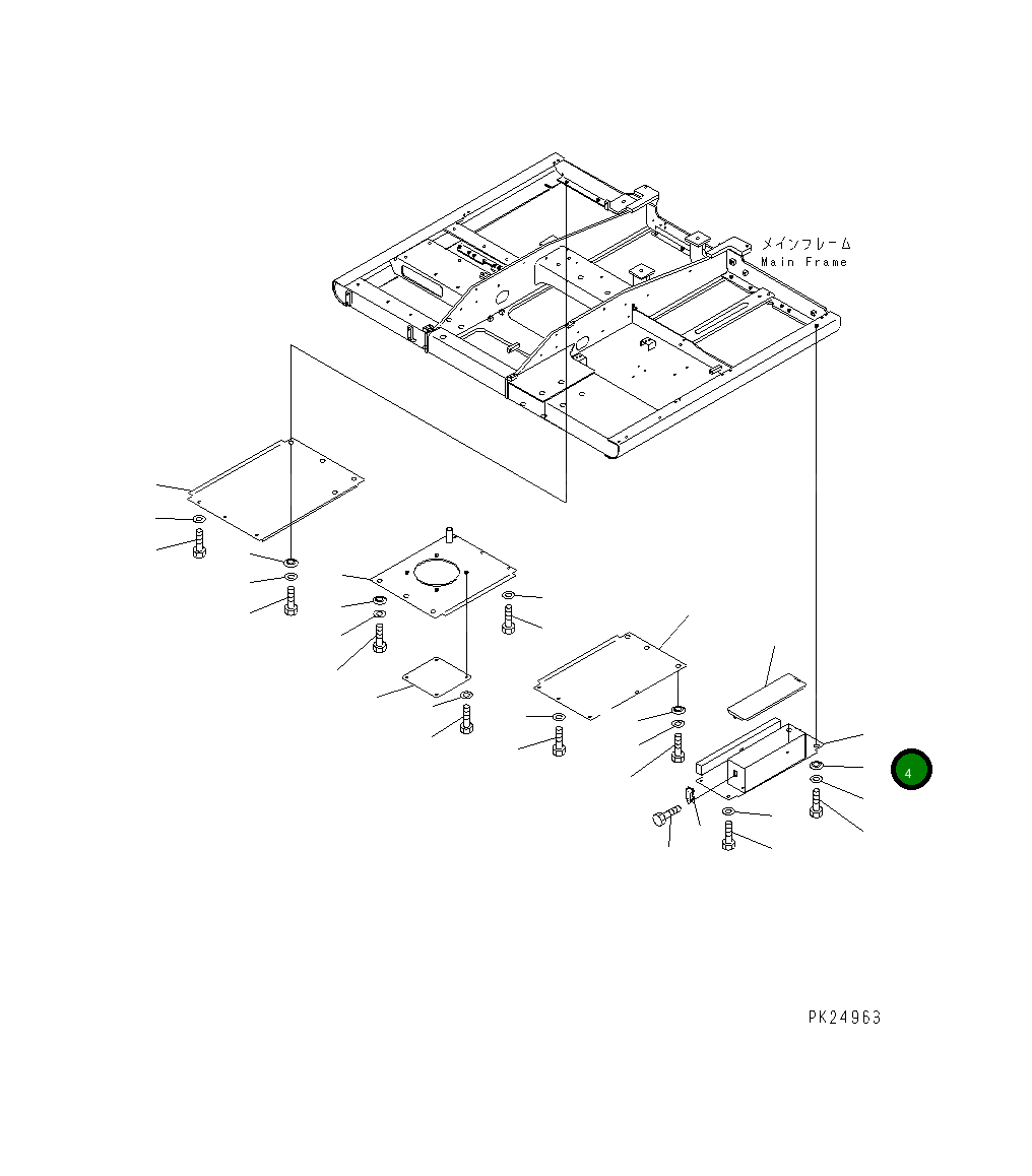 Втулка 20Y-54-12250 Komatsu