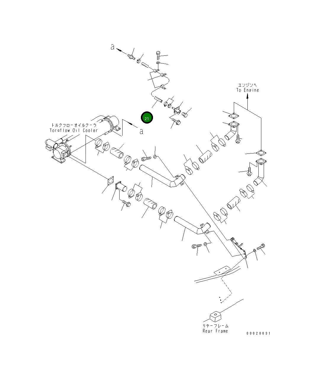 Шланг 427-03-22120 Komatsu