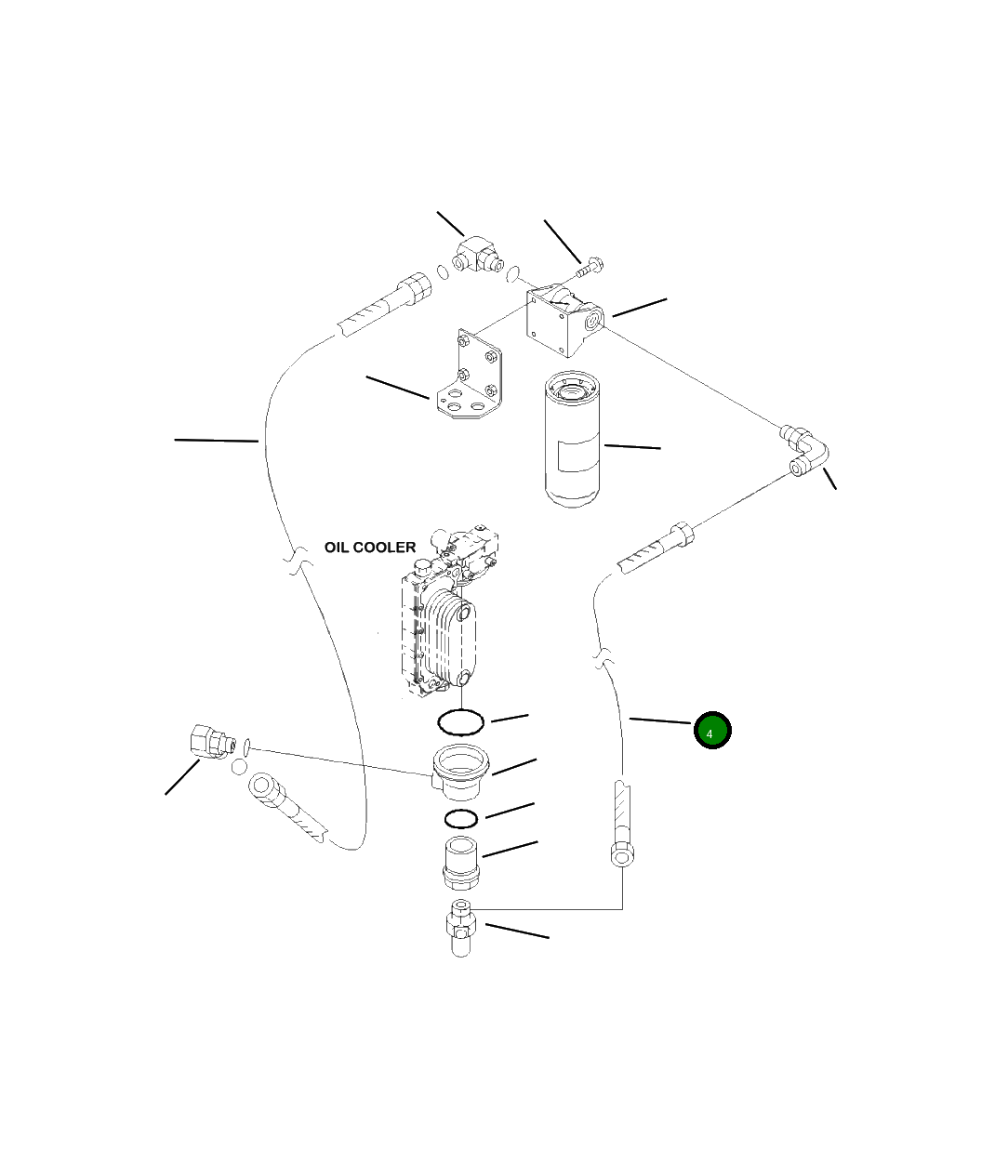 Шланг 6743-51-9941 Komatsu