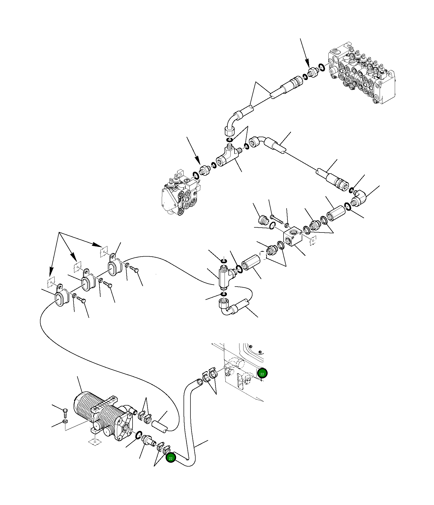 Шланг 42N-62-16170 Komatsu