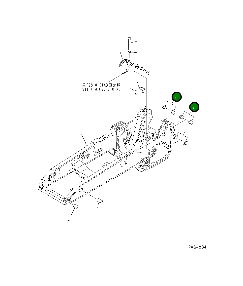 Втулка 17M-21-25111 Komatsu