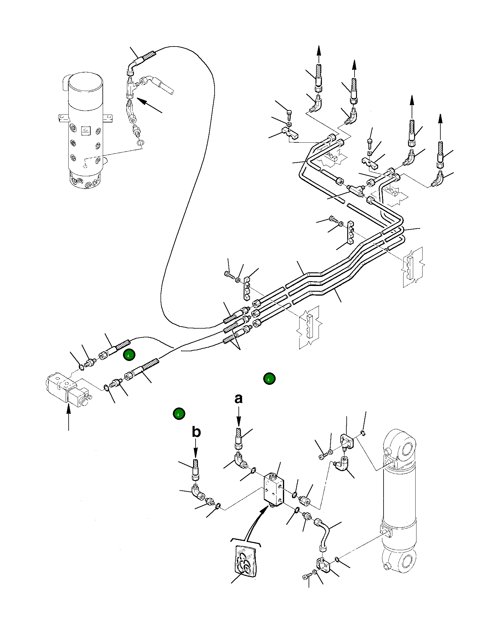 Шланг 22E-09-12640 Komatsu