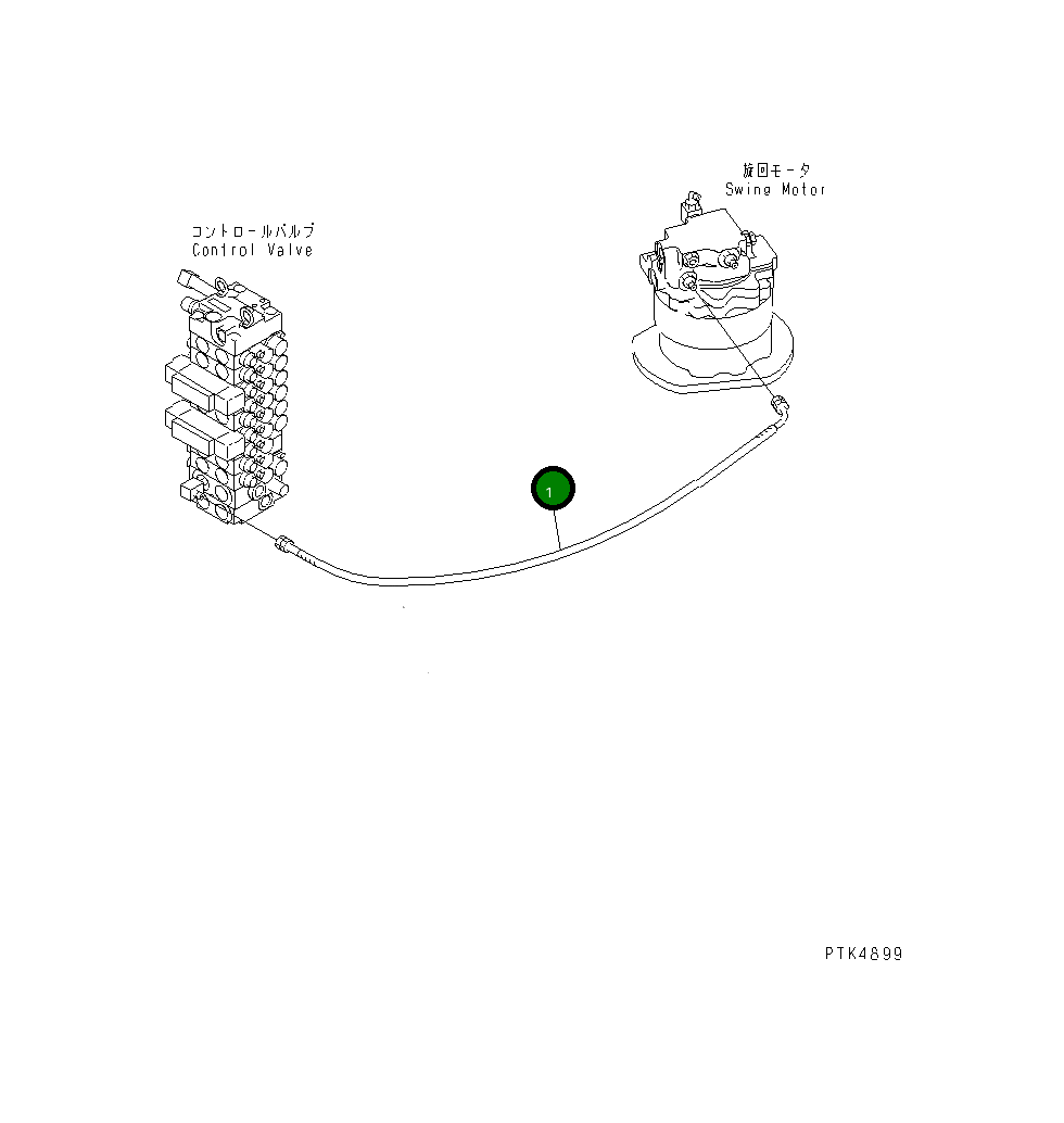 Шланг 21J-62-11560 Komatsu