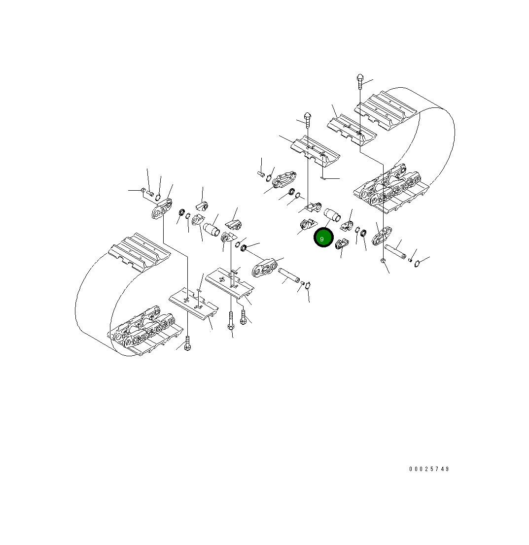 Втулка 19M-32-11145 Komatsu