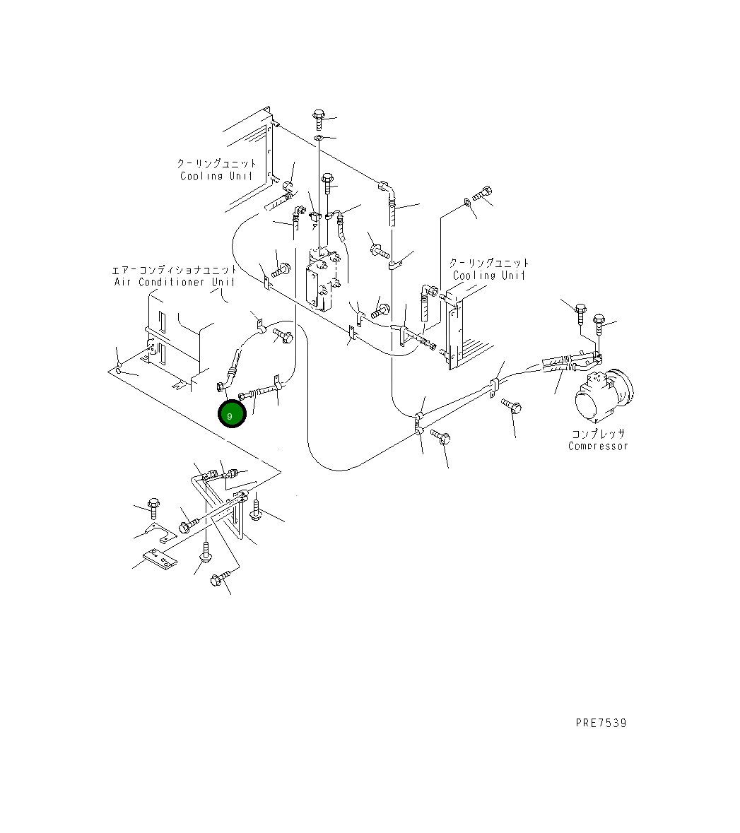 Шланг 424-S62-2130 Komatsu