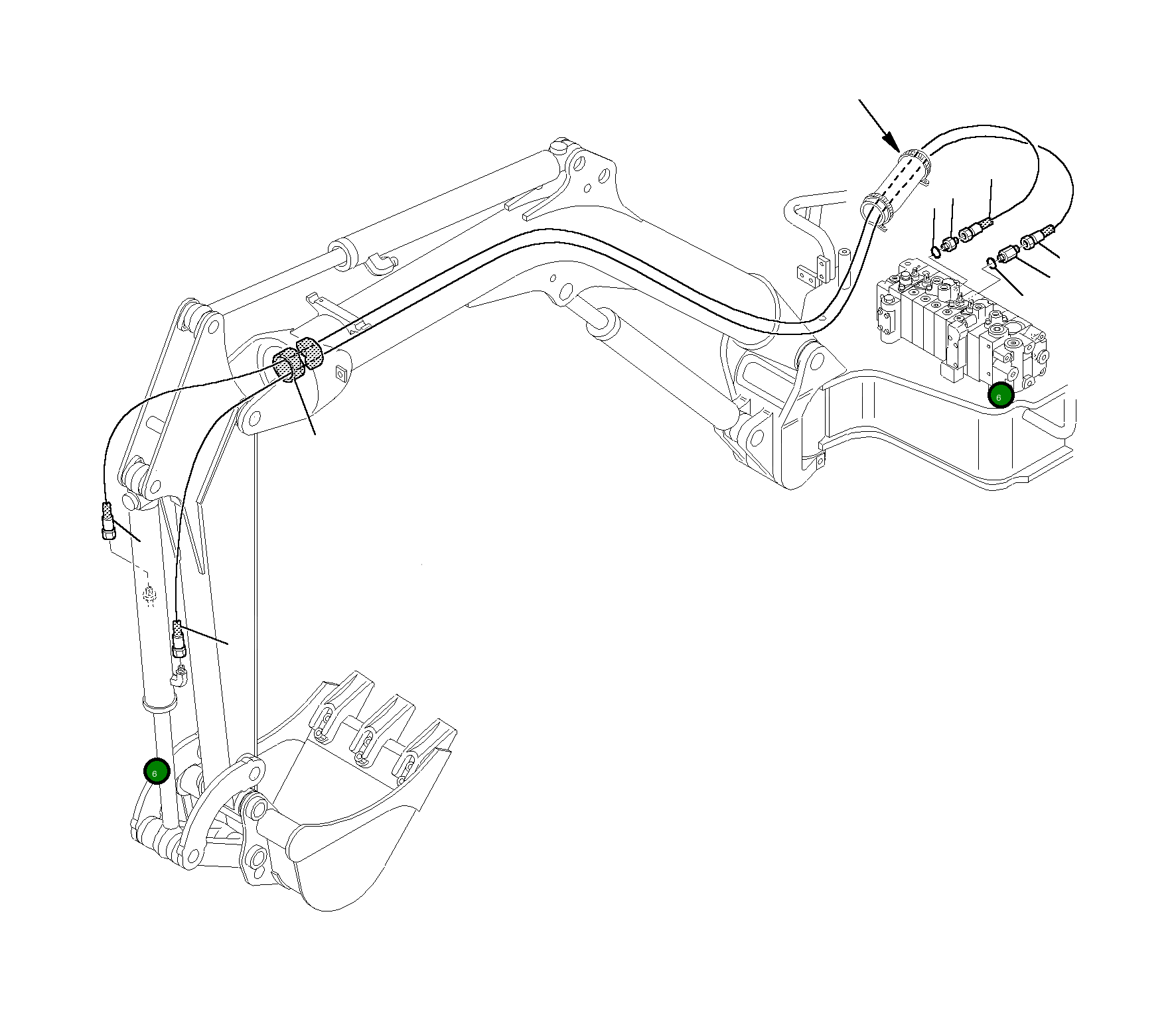 Шланг 392377011 Komatsu