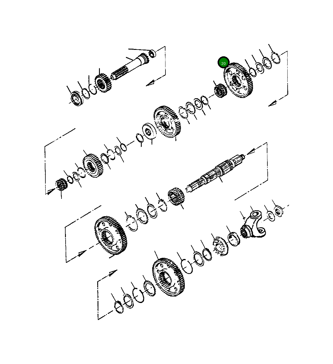 Шестерня, 2ND 134 073 Komatsu
