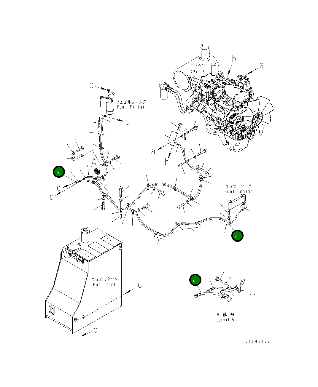 Шланг 22U-04-27290 Komatsu