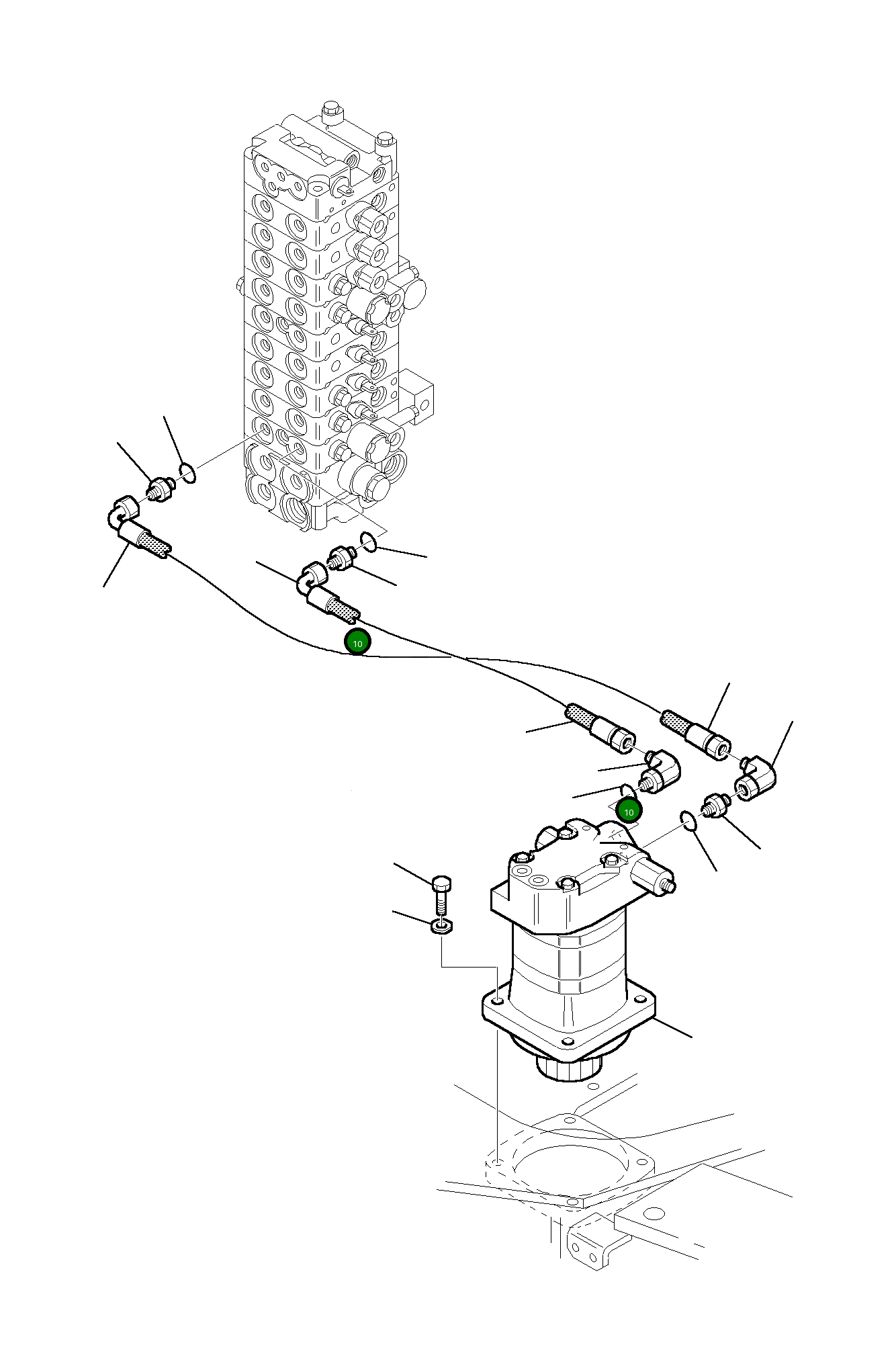 Шланг 392378017 Komatsu