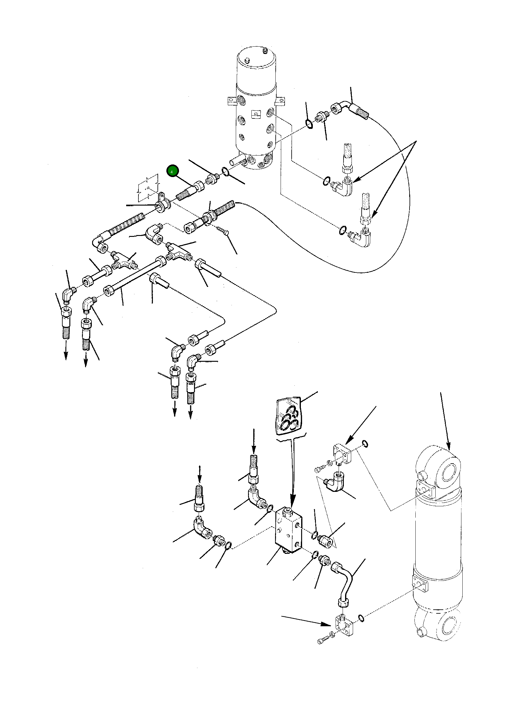 Шланг 21D-09-95880 Komatsu