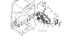 Воздуховод 208-53-12170 Komatsu
