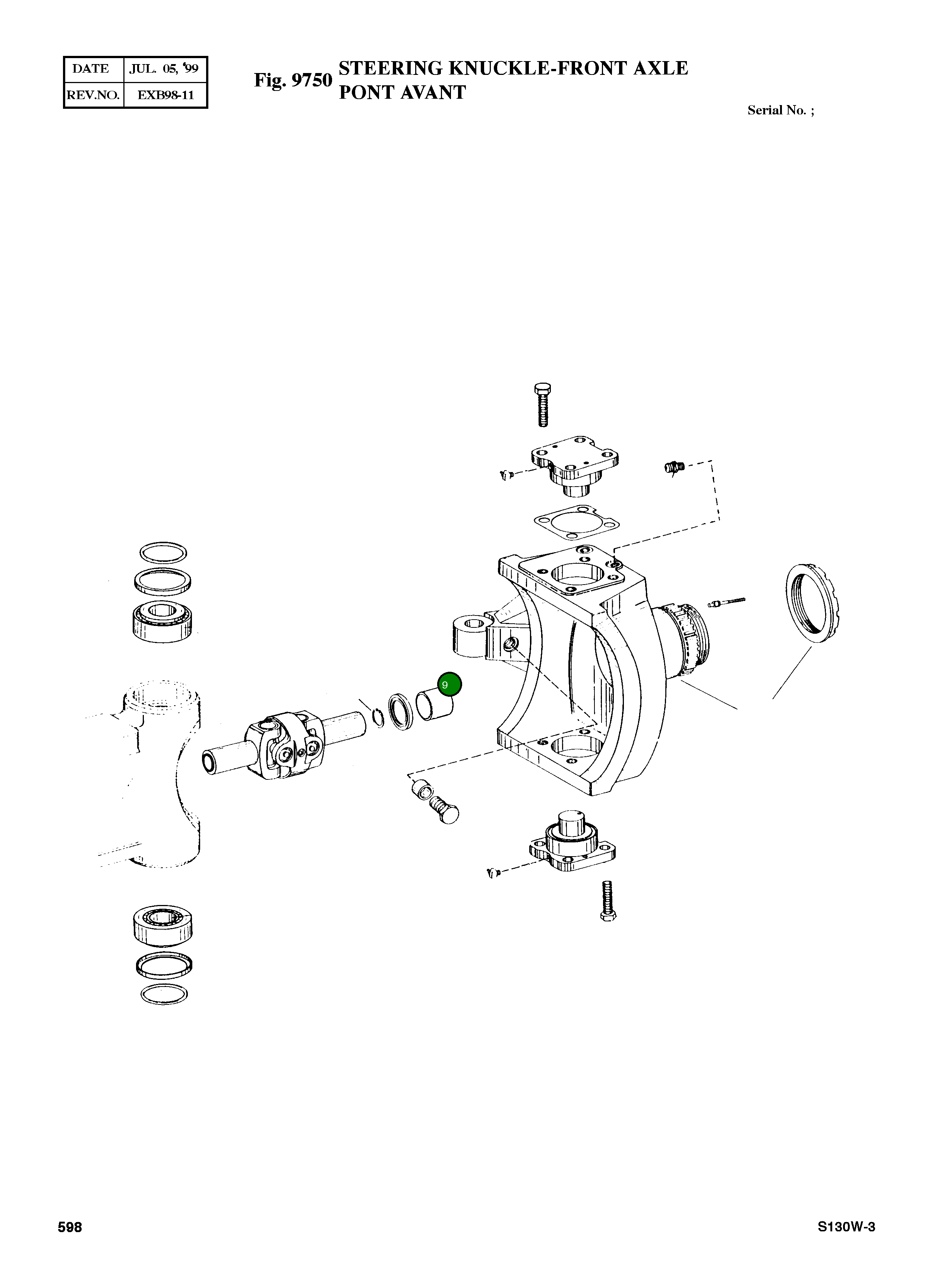 Втулка 0501 316 249 Komatsu