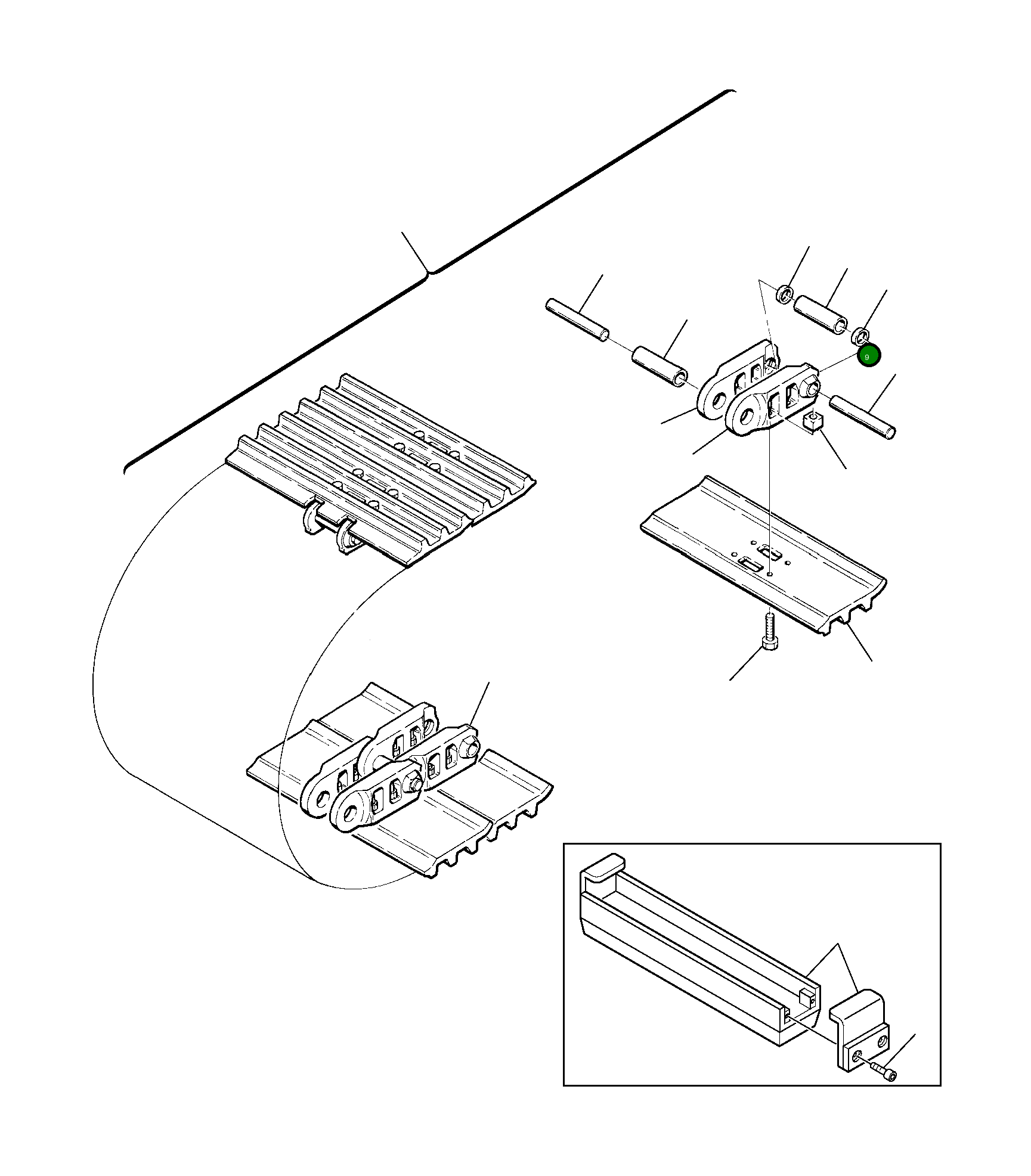 Втулка 22E-32-11141 Komatsu