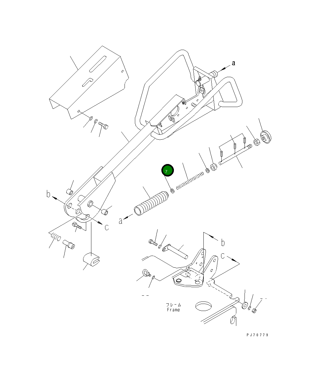 Втулка 2694-6-22140 Komatsu