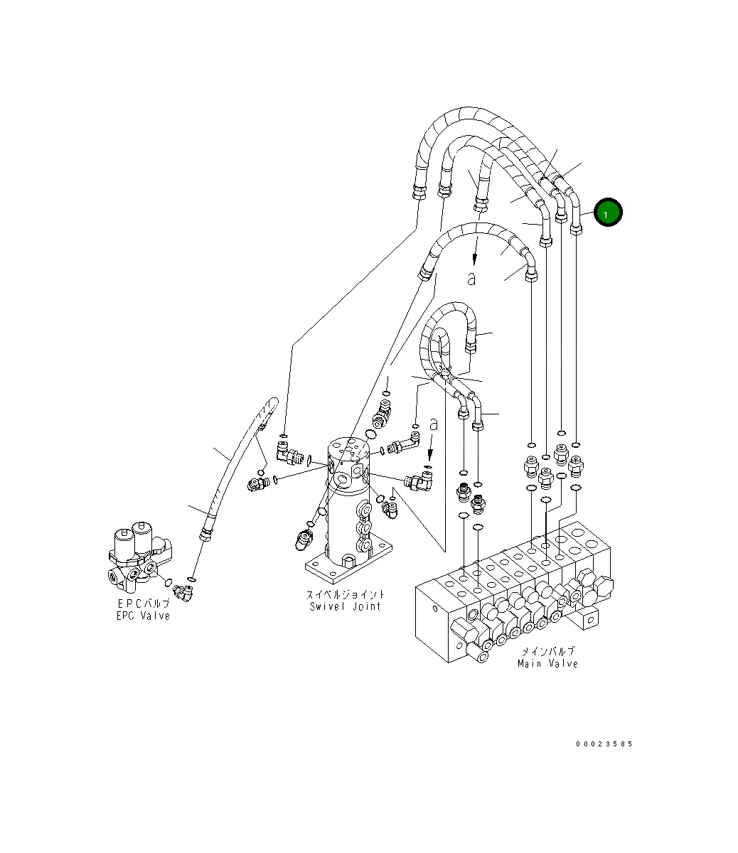 Шланг 22K-62-22711 Komatsu