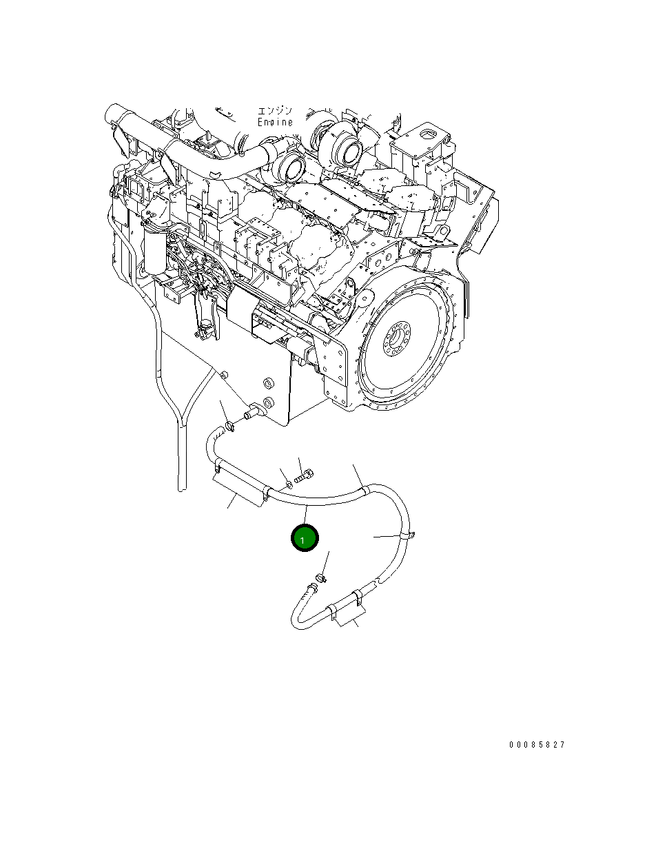 Шланг 21T-98-31320 Komatsu