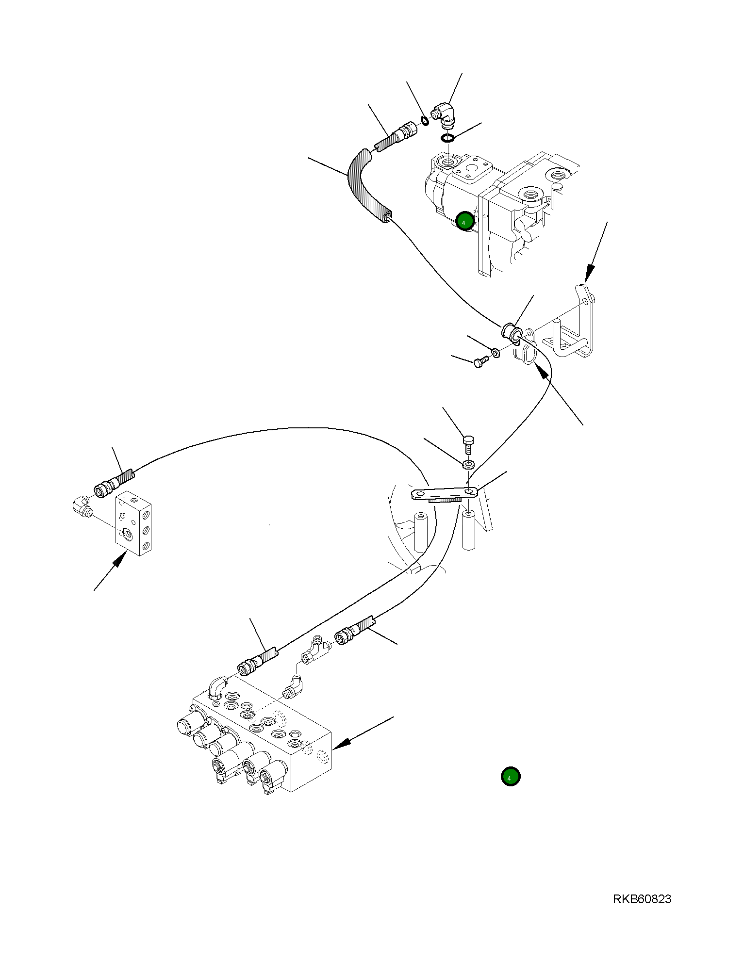 Шланг 21W-62-R8711 Komatsu