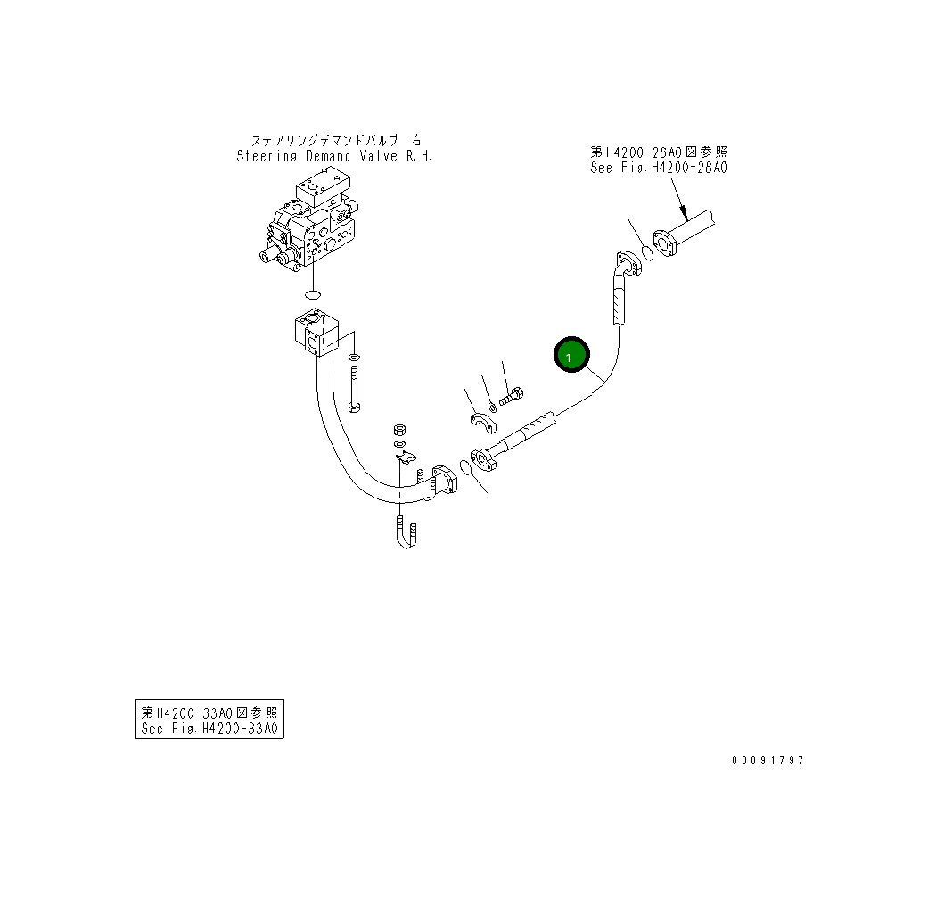 Шланг 42C-62-12760 Komatsu
