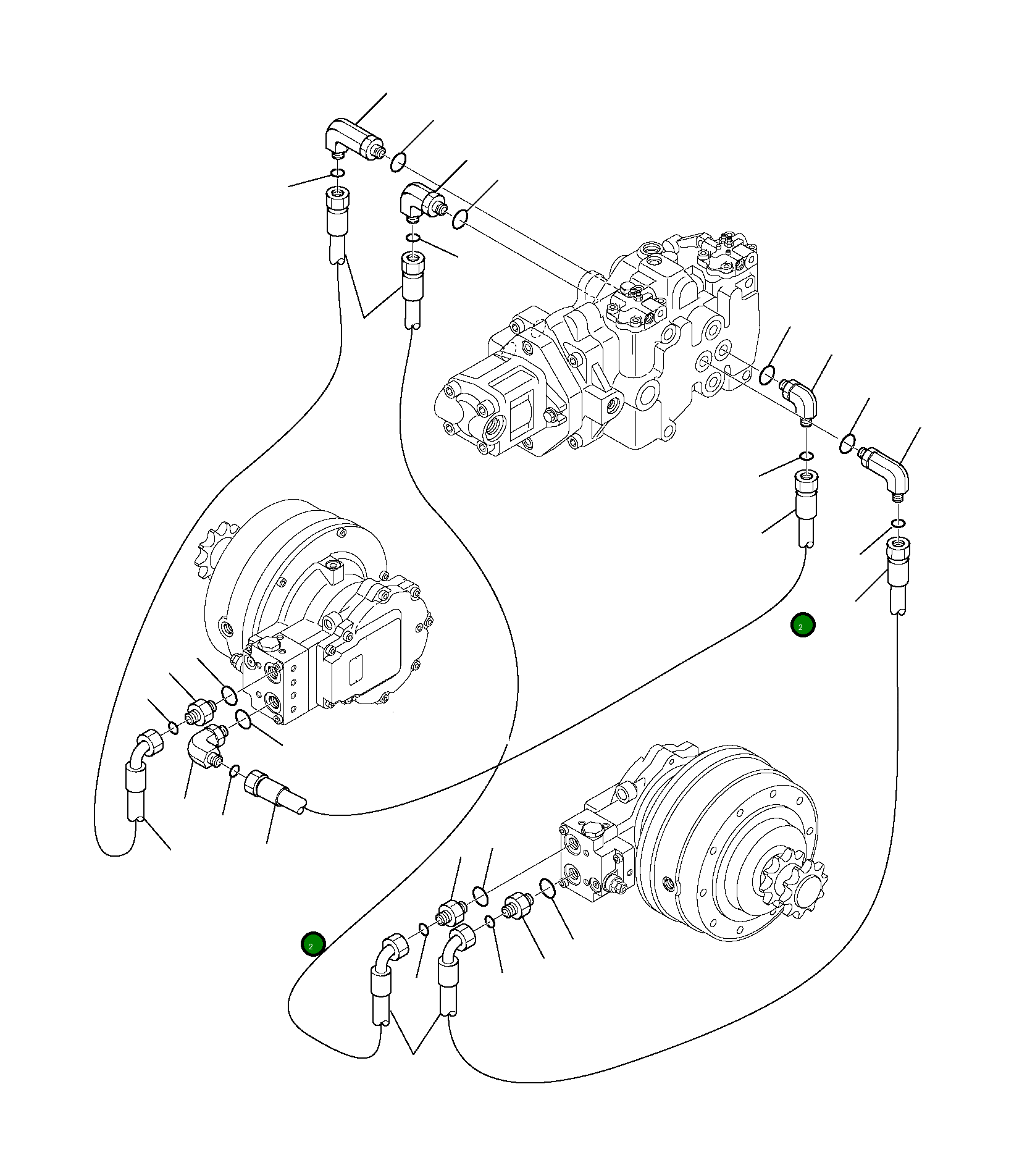 Шланг 37C-62-13320 Komatsu