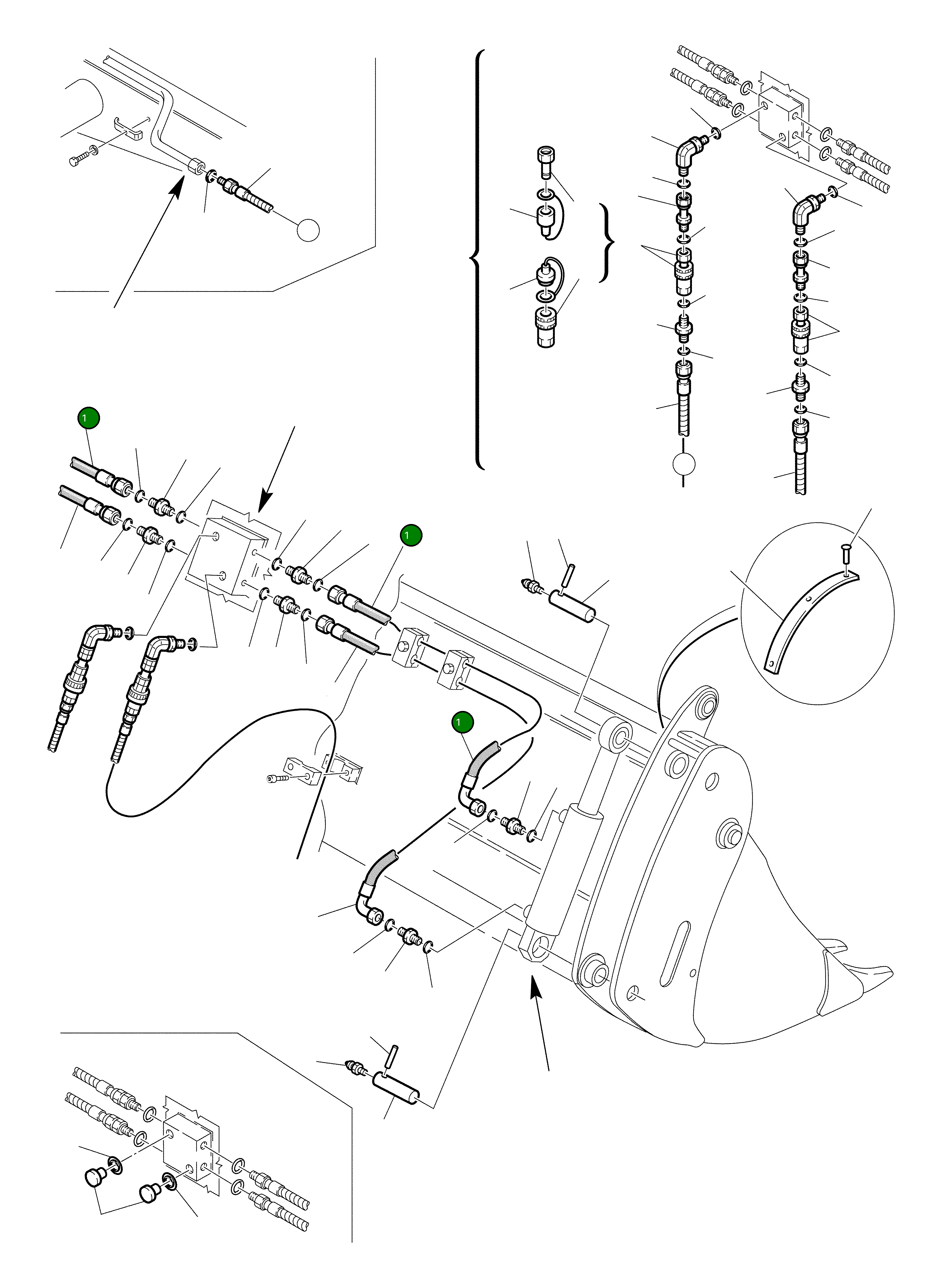 Шланг 392435044 Komatsu