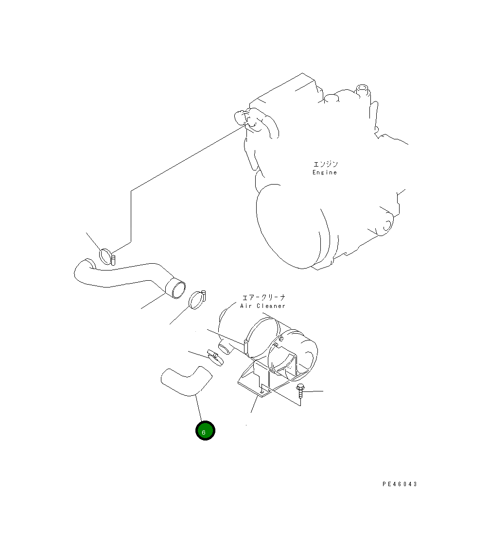 Шланг 363-01-33131 Komatsu