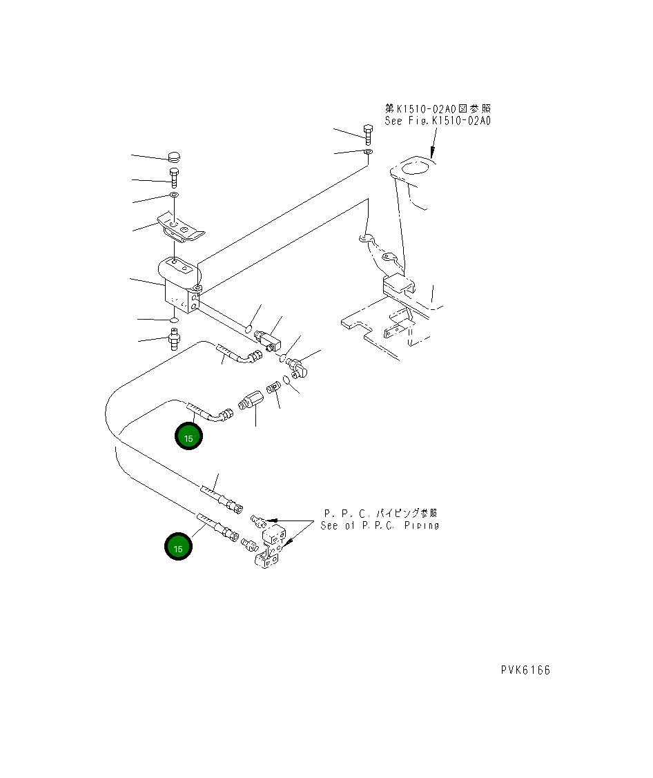 Шланг 21W-973-2120 Komatsu