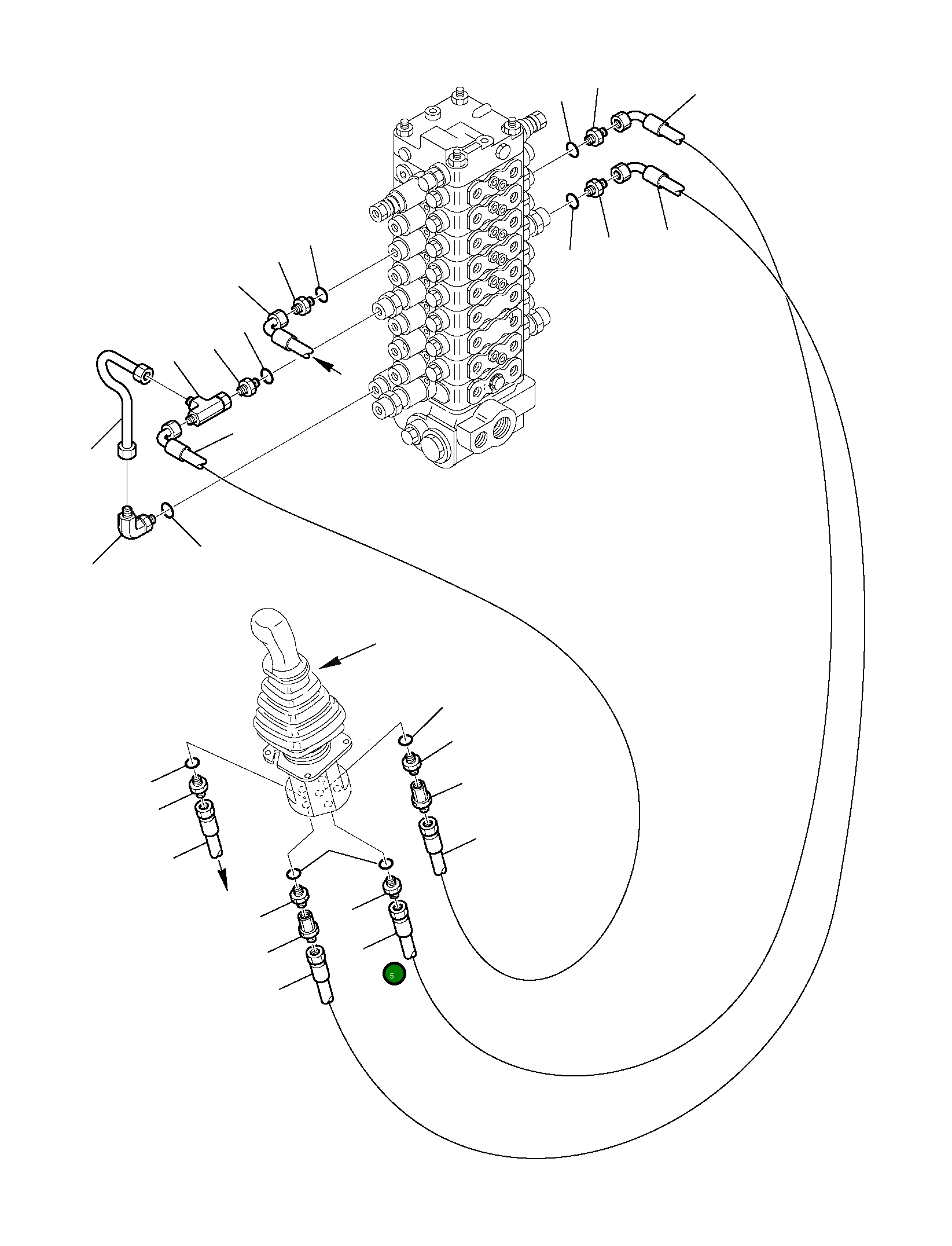 Шланг 22E-09-12110 Komatsu