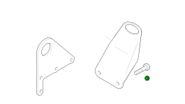 Винт M12X1.75X25 3893834 Komatsu