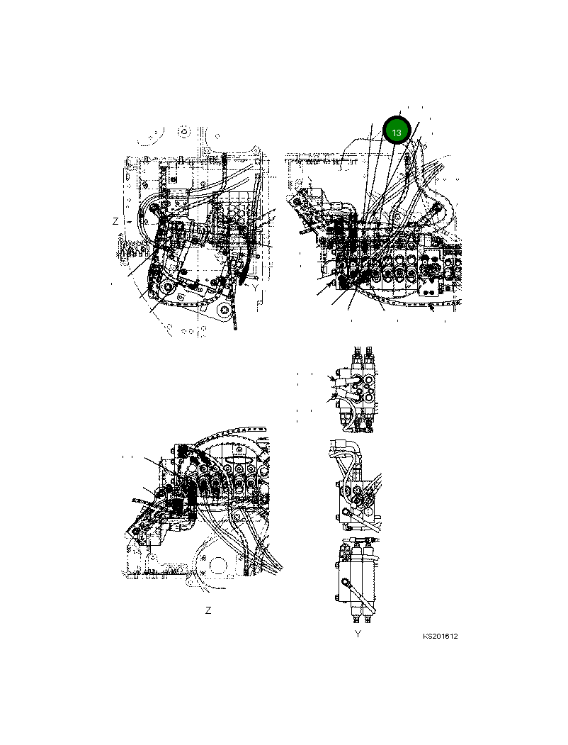 Шланг 22B-946-5860 Komatsu