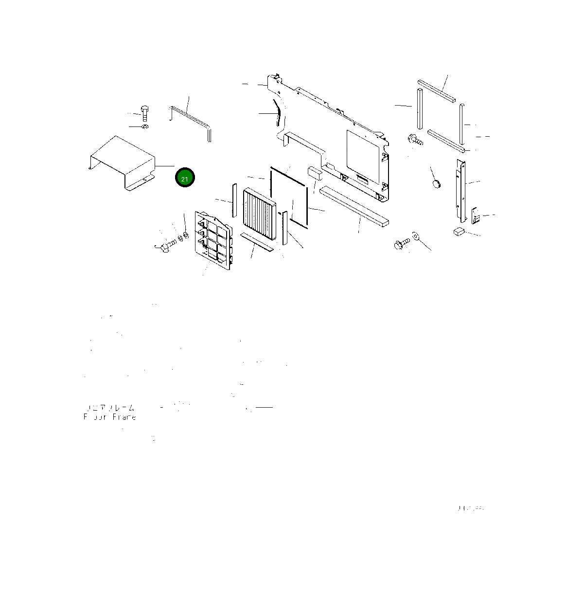 Воздуховод 208-53-27430 Komatsu