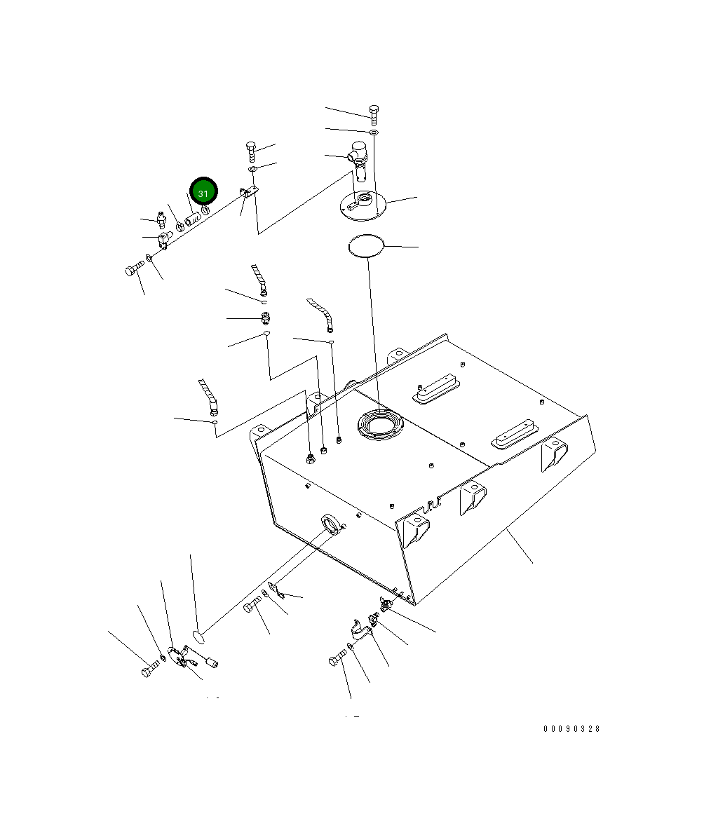 Шланг 560-62-11172 Komatsu