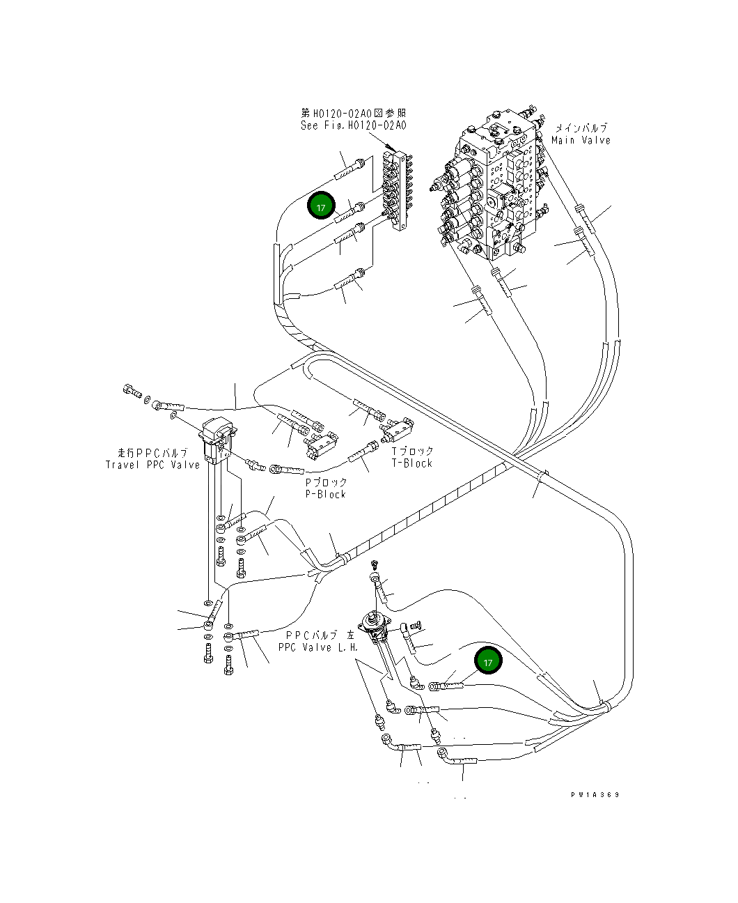 Шланг 22U-62-22930 Komatsu