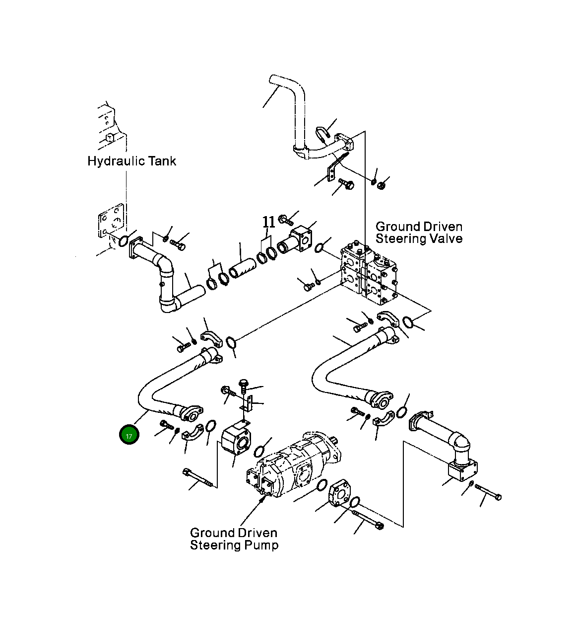 Шланг 427-871-5140 Komatsu