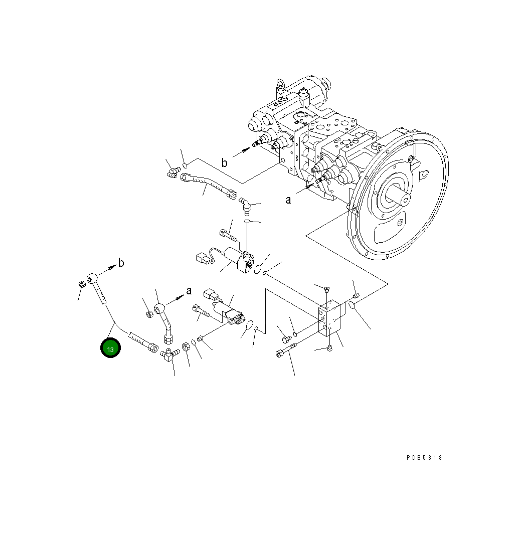 Шланг 708-2L-29420 Komatsu