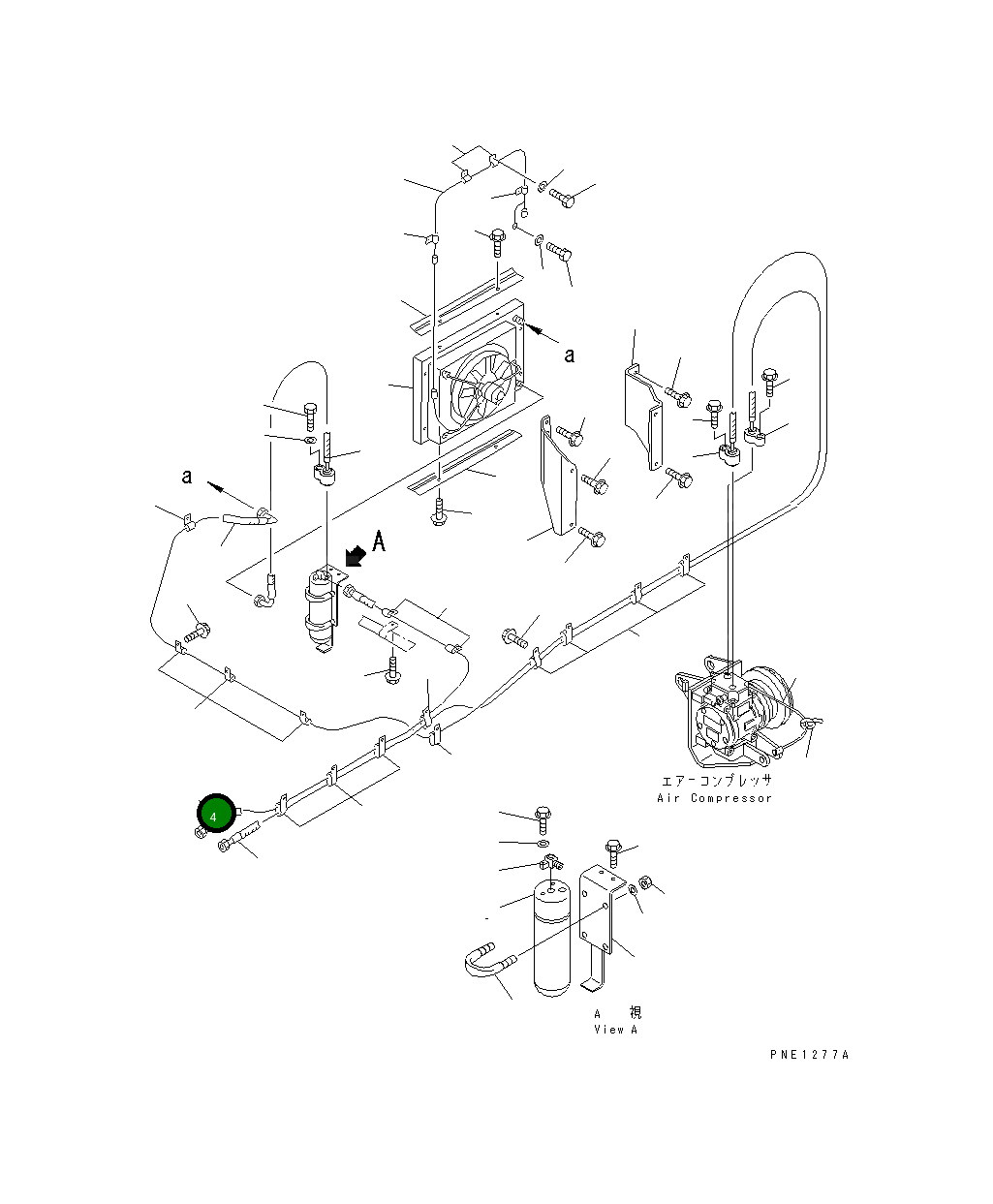 Шланг 427-S62-1160 Komatsu