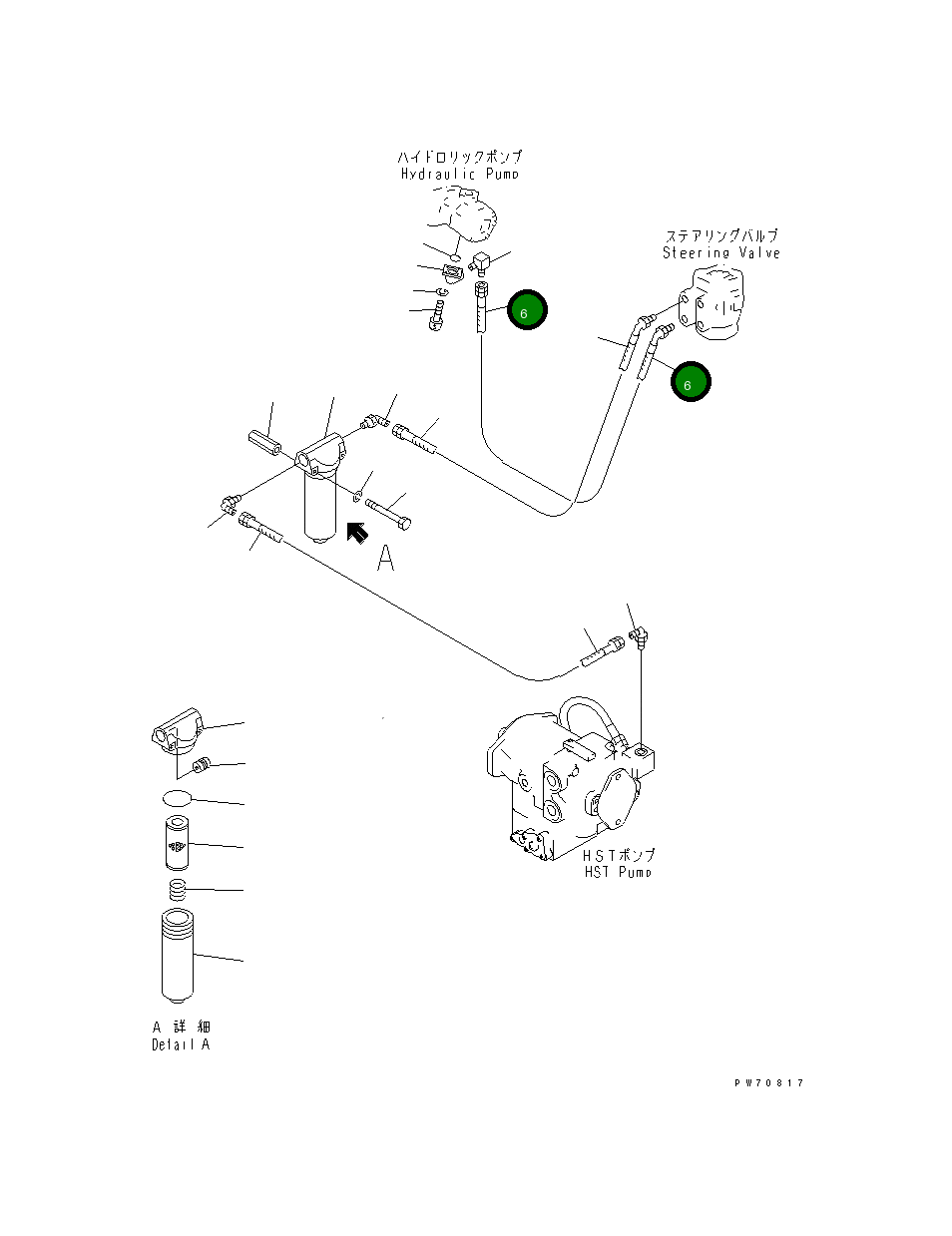 Шланг 258-60-58121 Komatsu