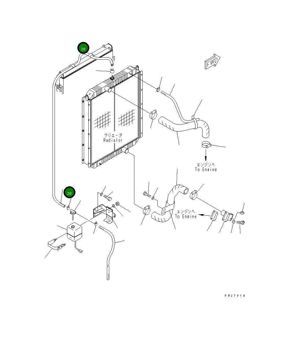 Шланг 8295-03-1181 Komatsu